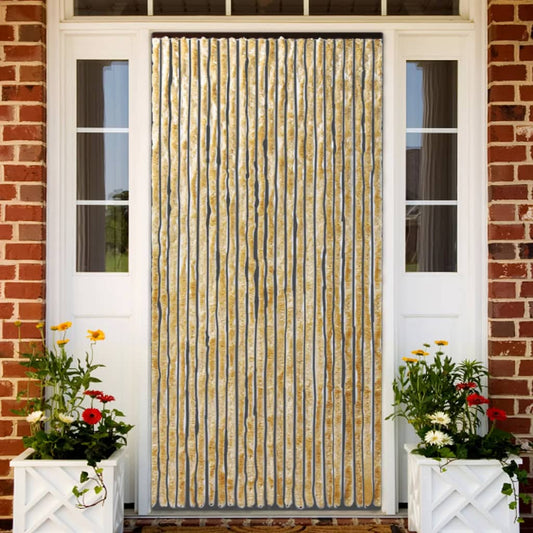 Vliegengordijn 100x220 cm chenille beige is nu te koop bij PeponiXL, paradijselijk wonen!