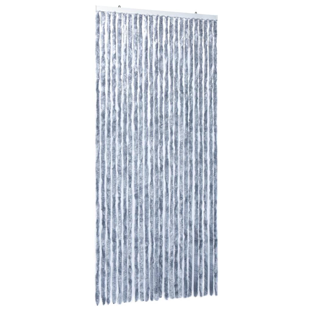 Vliegengordijn 100x220 cm chenille zilverkleurig is nu te koop bij PeponiXL, paradijselijk wonen!