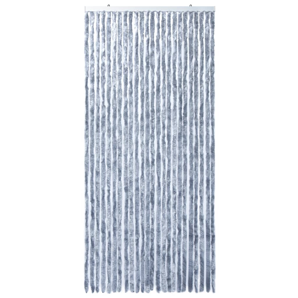 Vliegengordijn 100x220 cm chenille zilverkleurig is nu te koop bij PeponiXL, paradijselijk wonen!