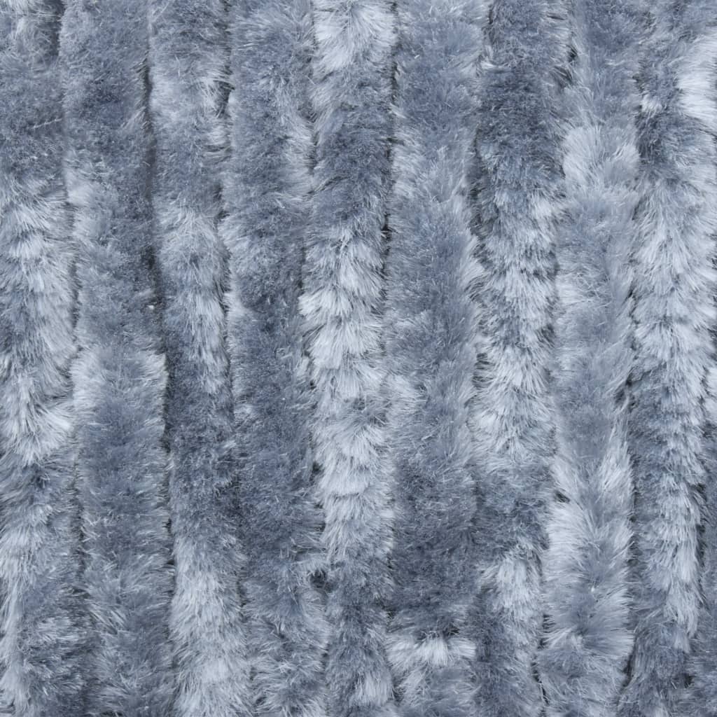 Vliegengordijn 100x220 cm chenille zilverkleurig is nu te koop bij PeponiXL, paradijselijk wonen!