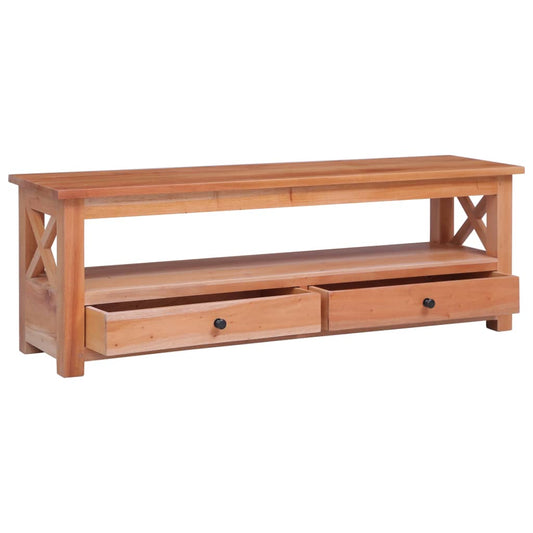 Tv-meubel 120x30x40 cm massief mahoniehout is nu te koop bij PeponiXL, paradijselijk wonen!
