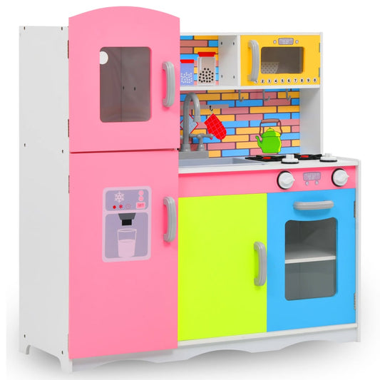 Kinderspeelkeuken 80x30x85 cm MDF meerkleurig is nu te koop bij PeponiXL, paradijselijk wonen!
