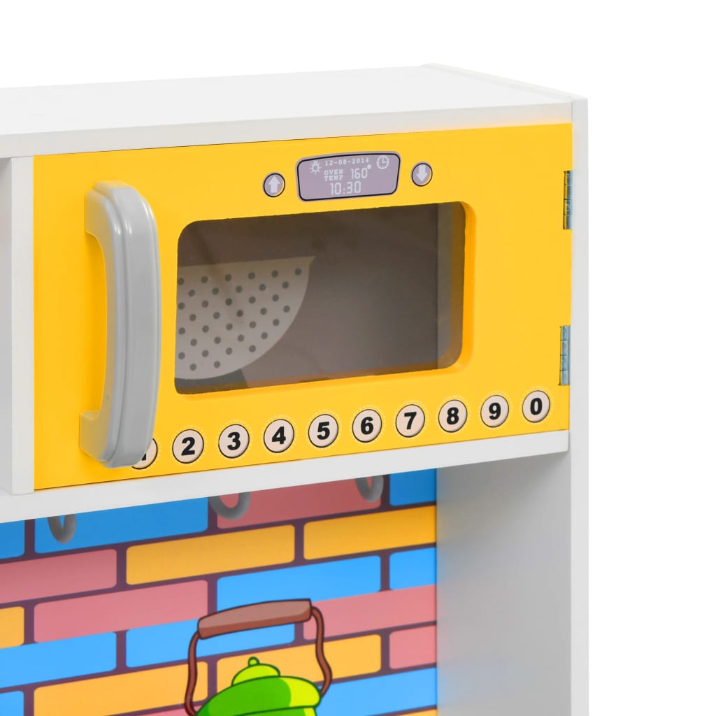 Kinderspeelkeuken 80x30x85 cm MDF meerkleurig is nu te koop bij PeponiXL, paradijselijk wonen!