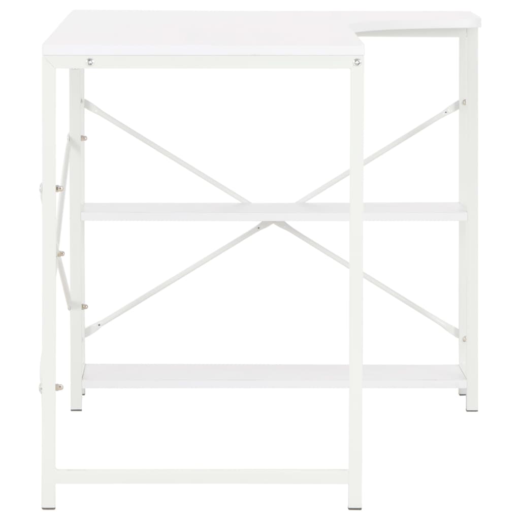 Computerbureau 120x72x70 cm wit is nu te koop bij PeponiXL, paradijselijk wonen!