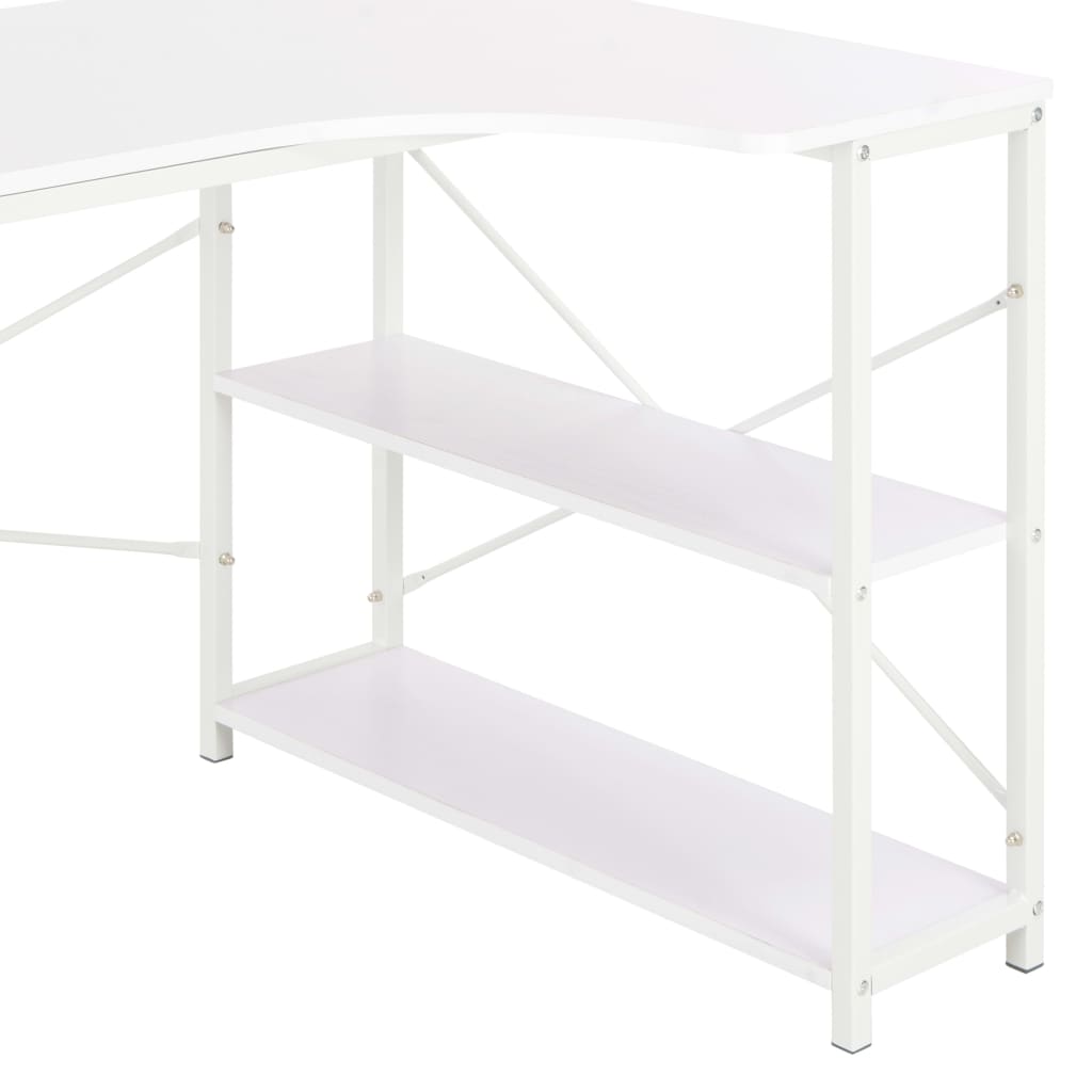 Computerbureau 120x72x70 cm wit is nu te koop bij PeponiXL, paradijselijk wonen!