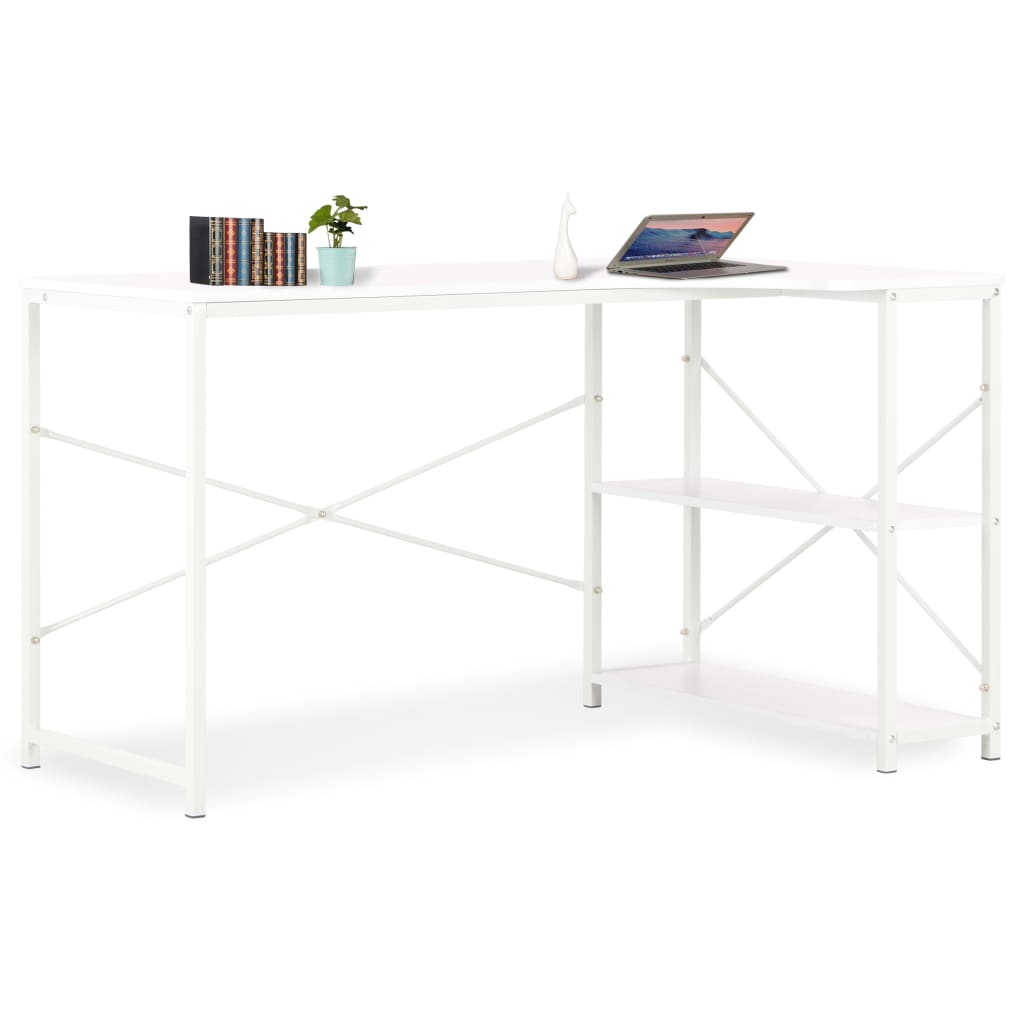 Computerbureau 120x72x70 cm wit is nu te koop bij PeponiXL, paradijselijk wonen!