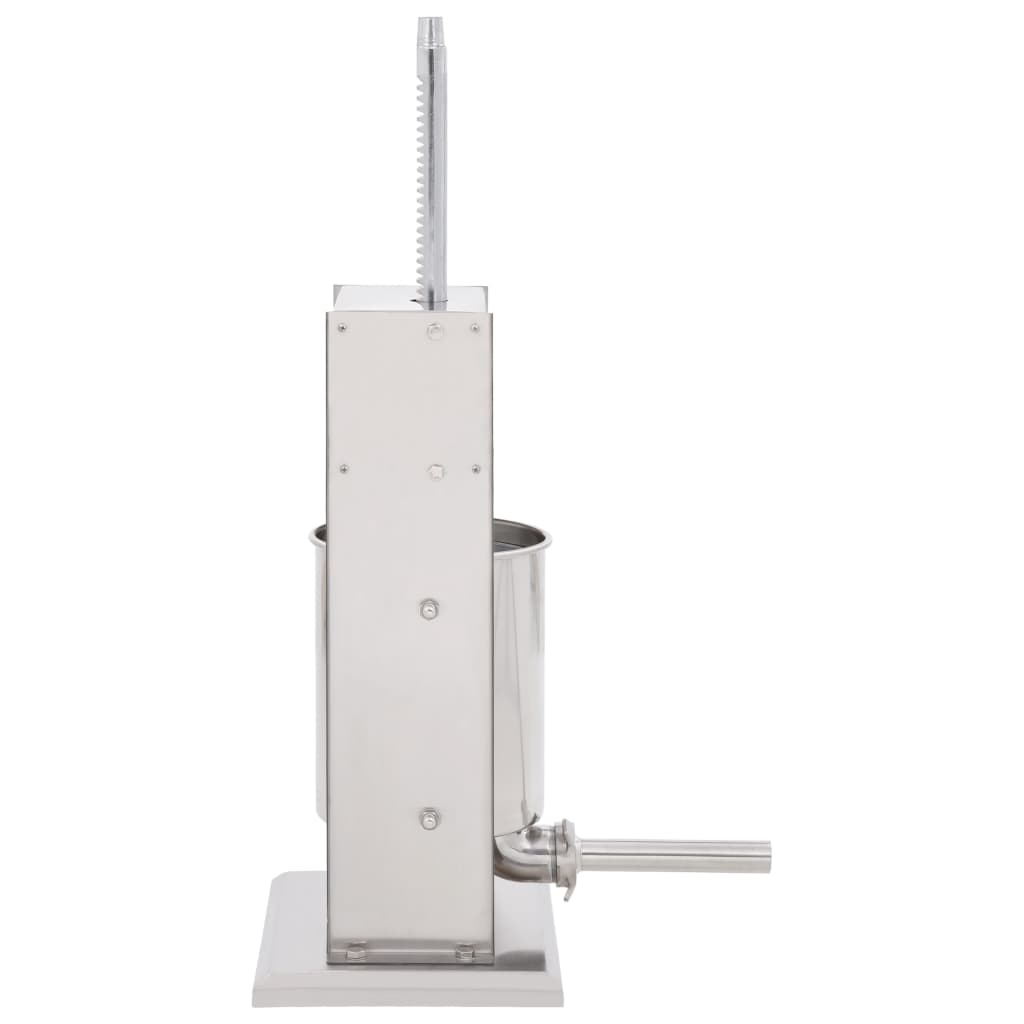 Worstenvuller handmatig 10 L roestvrij staal zilverkleurig is nu te koop bij PeponiXL, paradijselijk wonen!