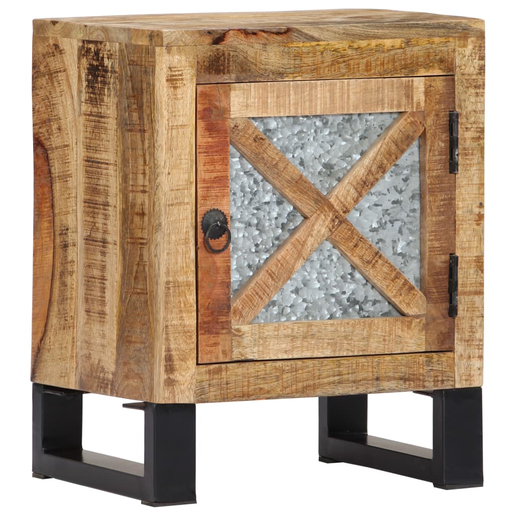 Nachtkastje 40x30x50 cm massief mangohout is nu te koop bij PeponiXL, paradijselijk wonen!