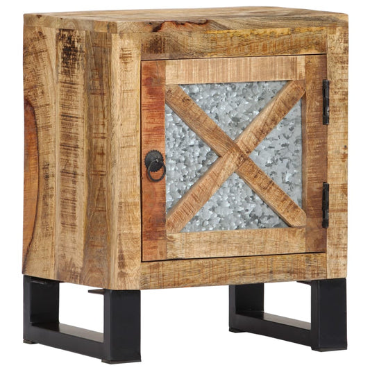 Nachtkastje 40x30x50 cm massief mangohout is nu te koop bij PeponiXL, paradijselijk wonen!