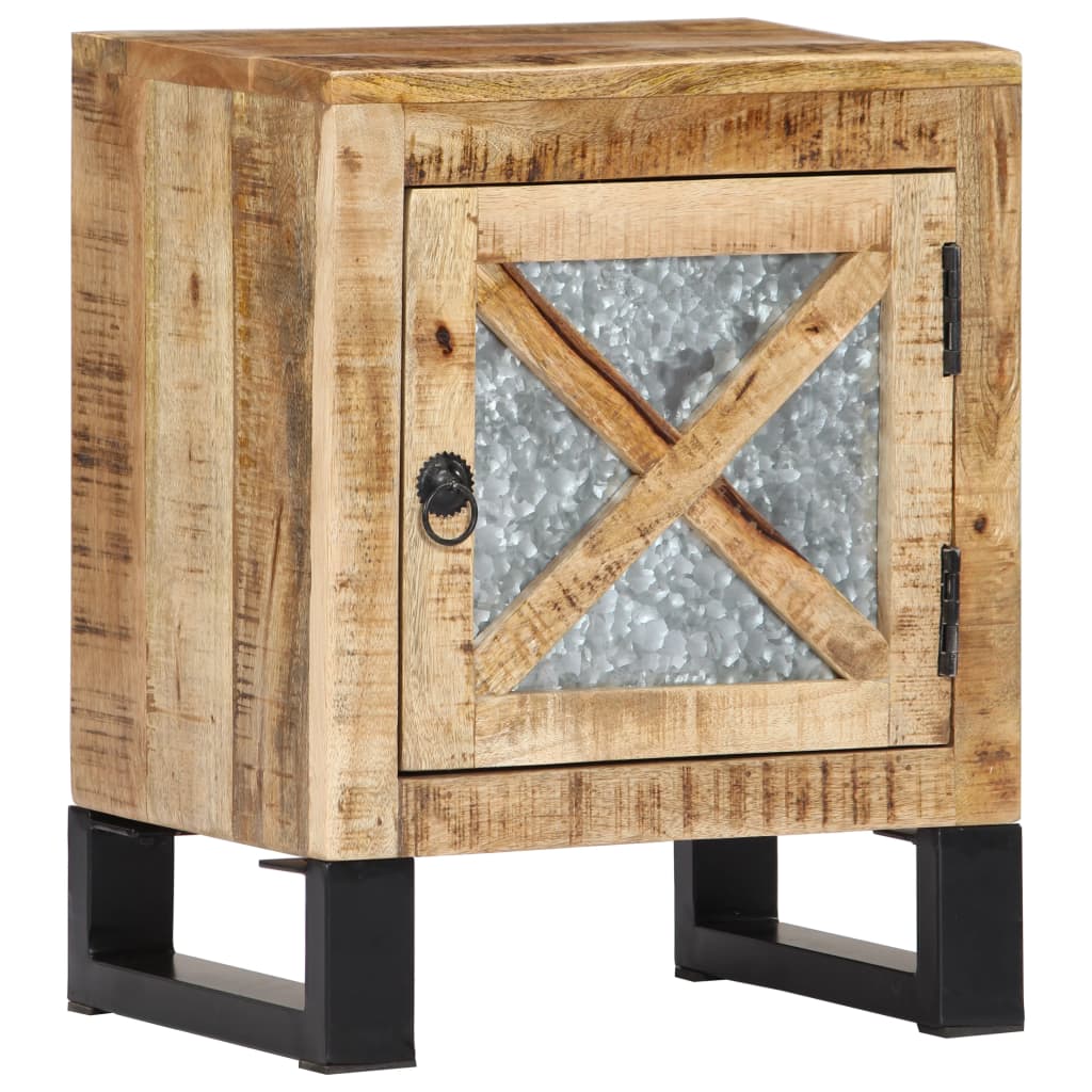 Nachtkastje 40x30x50 cm massief mangohout is nu te koop bij PeponiXL, paradijselijk wonen!
