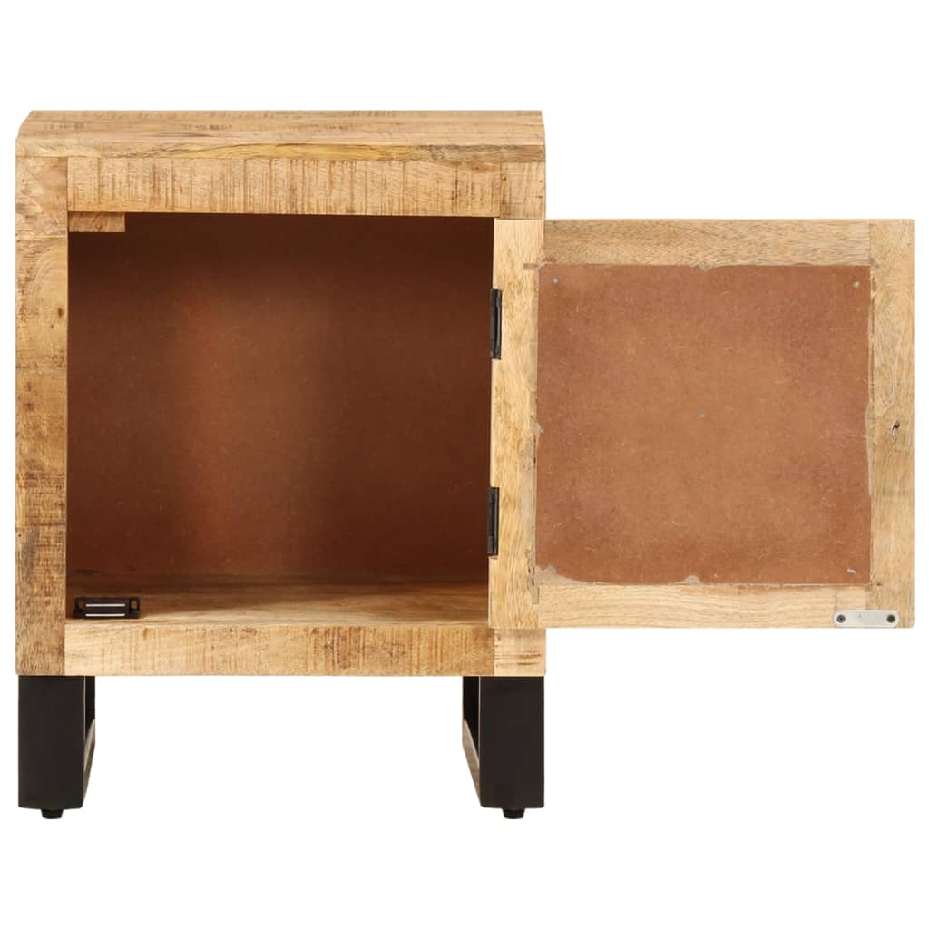Nachtkastje 40x30x50 cm massief mangohout is nu te koop bij PeponiXL, paradijselijk wonen!