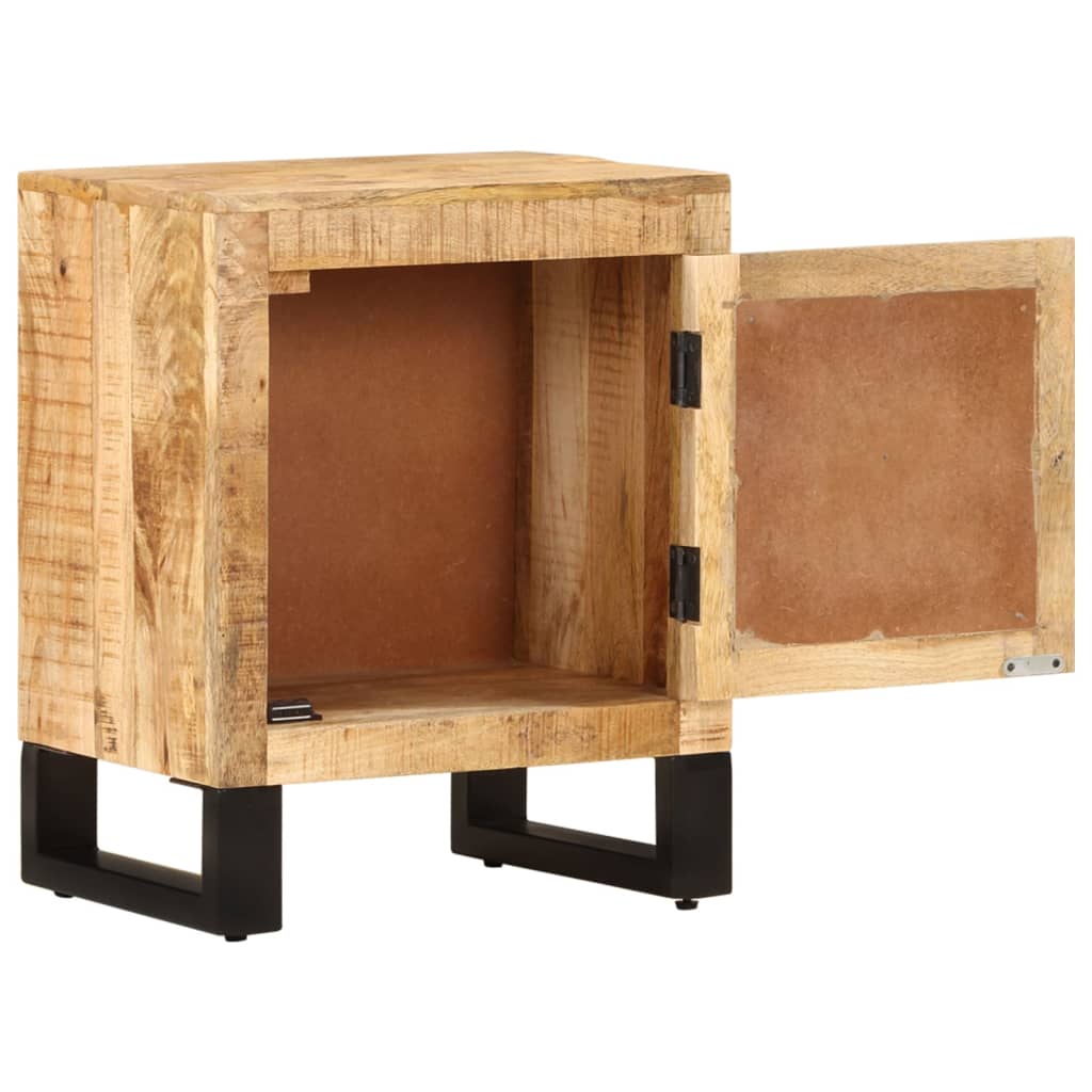 Nachtkastje 40x30x50 cm massief mangohout is nu te koop bij PeponiXL, paradijselijk wonen!