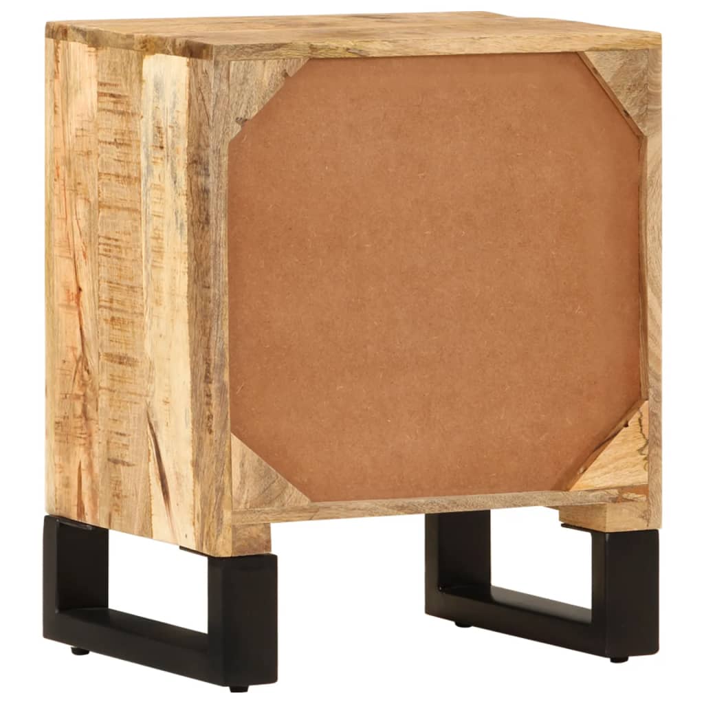 Nachtkastje 40x30x50 cm massief mangohout is nu te koop bij PeponiXL, paradijselijk wonen!