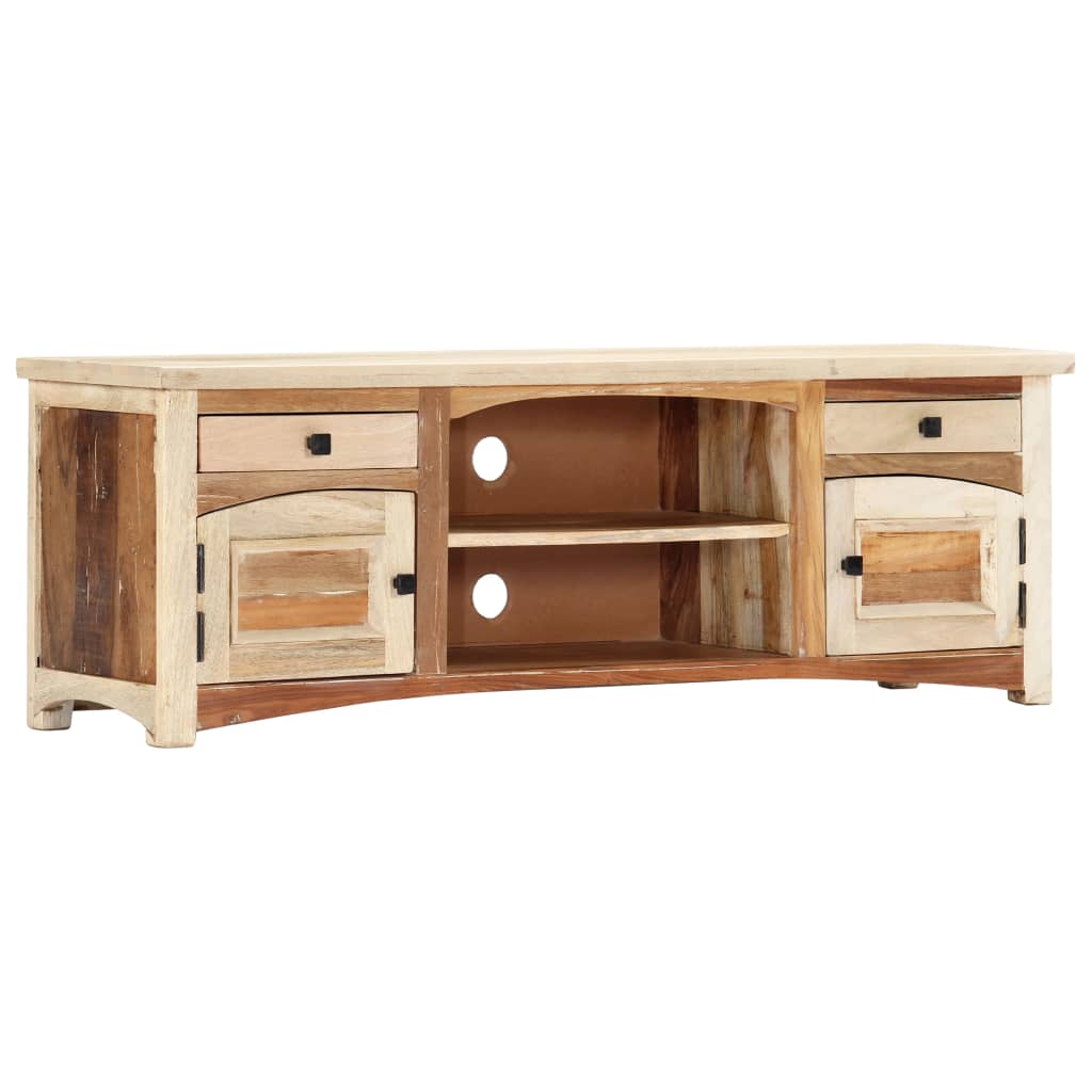 Tv-meubel 120x30x40 cm massief gerecycled hout is nu te koop bij PeponiXL, paradijselijk wonen!