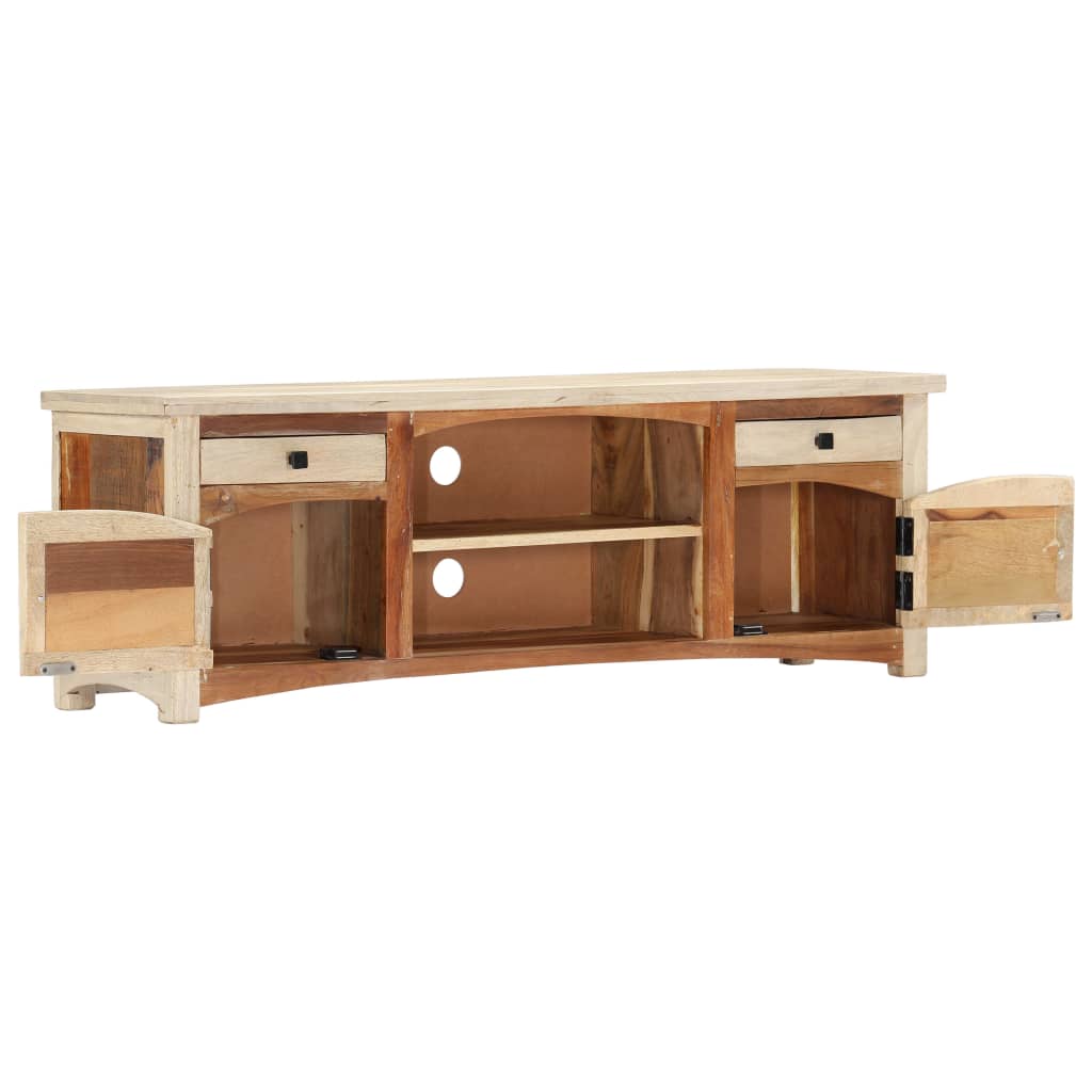 Tv-meubel 120x30x40 cm massief gerecycled hout is nu te koop bij PeponiXL, paradijselijk wonen!