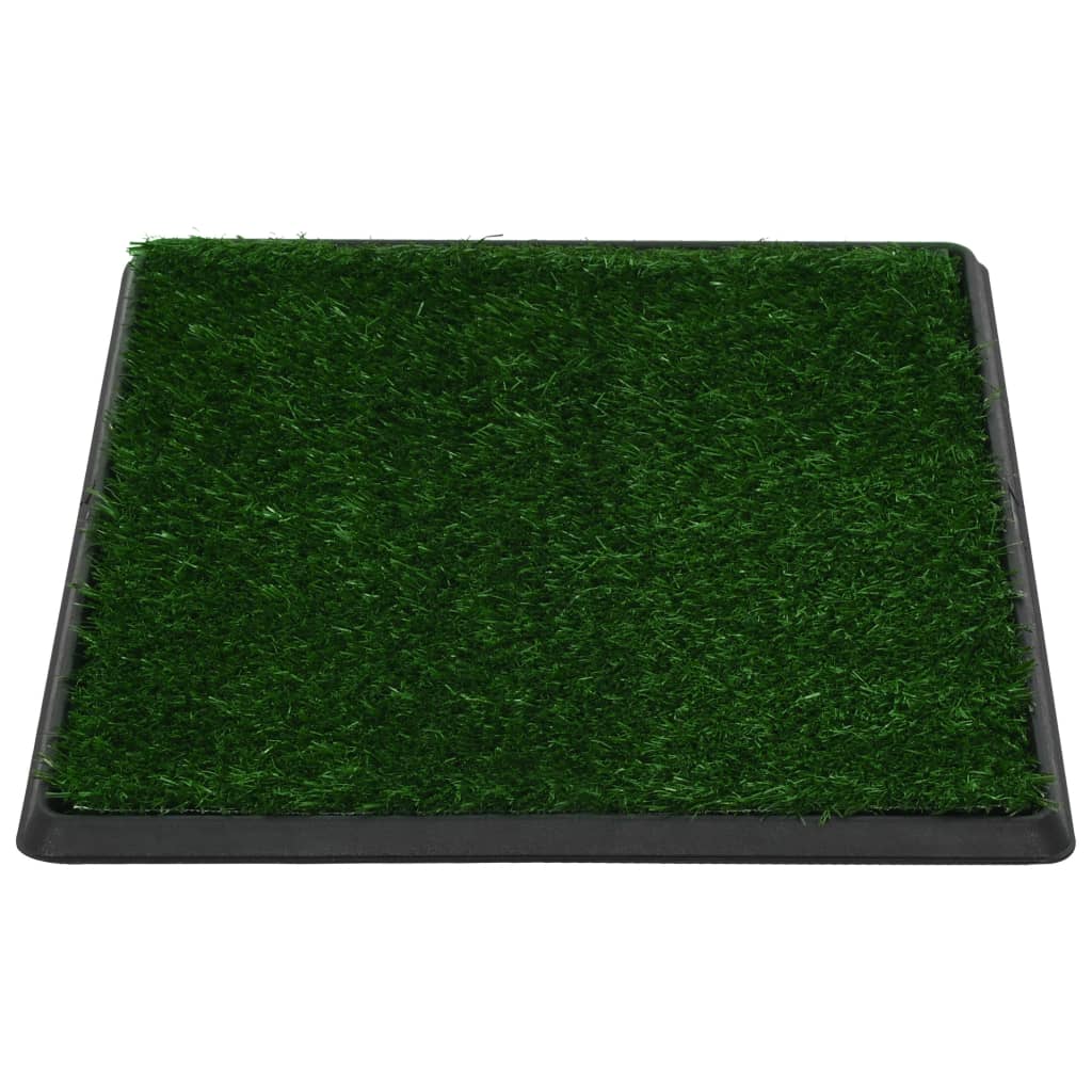 Huisdierentoilet met bak en kunstgras 64x51x3 cm groen is nu te koop bij PeponiXL, paradijselijk wonen!