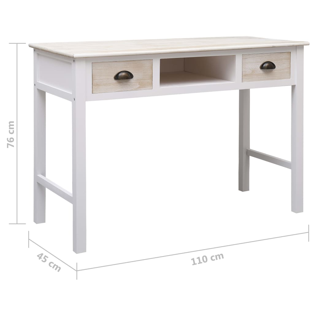 Wandtafel 110x45x76 cm hout is nu te koop bij PeponiXL, paradijselijk wonen!