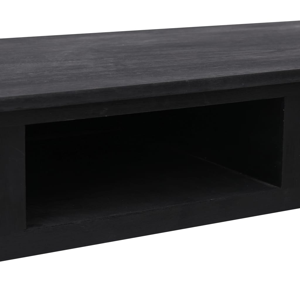 Wandtafel 110x45x76 cm hout zwart is nu te koop bij PeponiXL, paradijselijk wonen!
