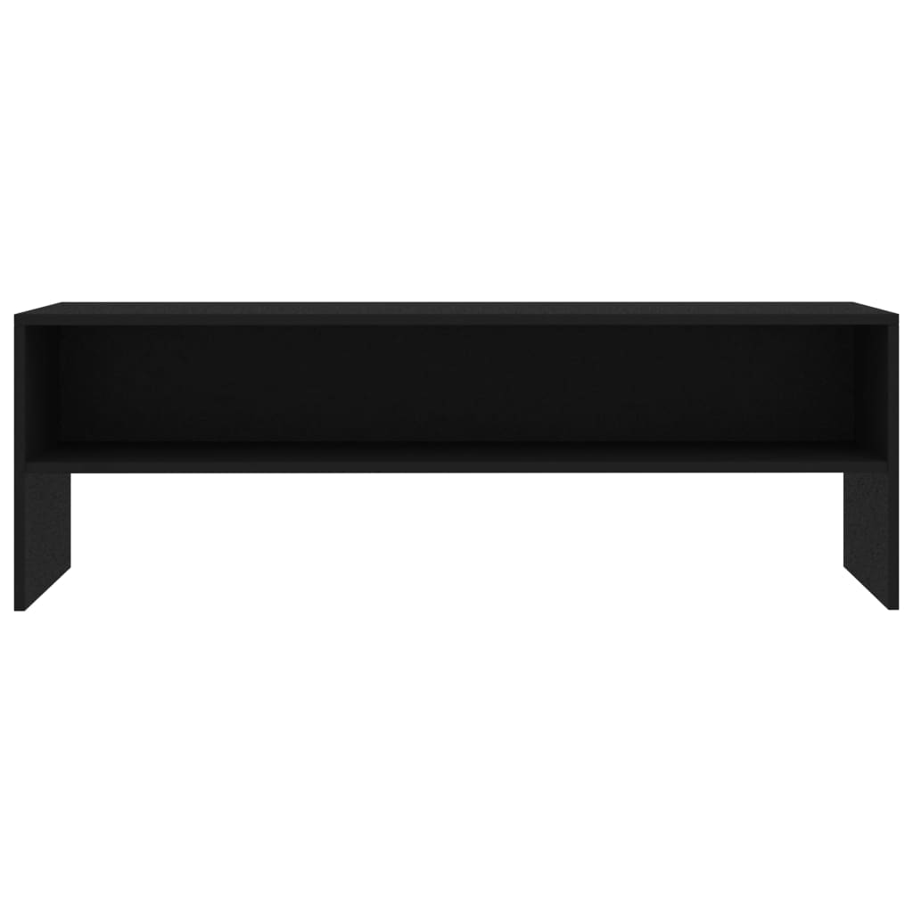 Tv-meubel 120x40x40 cm bewerkt hout zwart is nu te koop bij PeponiXL, paradijselijk wonen!