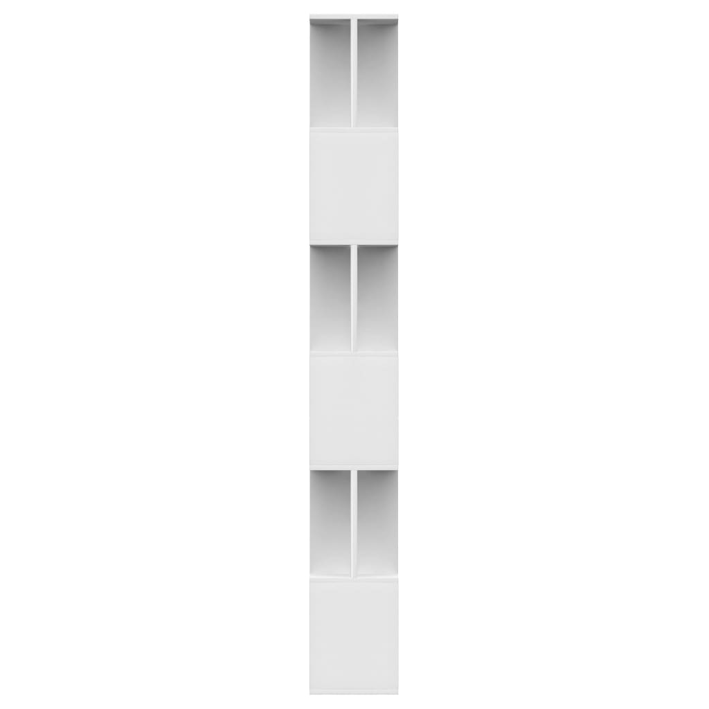 Boekenkast / kamerscherm 80x24x192 cm bewerkt hout wit is nu te koop bij PeponiXL, paradijselijk wonen!