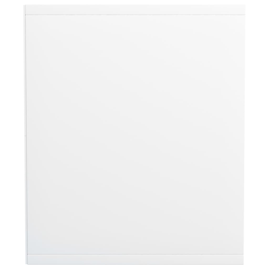 Boekenkast/tv-meubel 36x30x143 cm bewerkt hout wit is nu te koop bij PeponiXL, paradijselijk wonen!