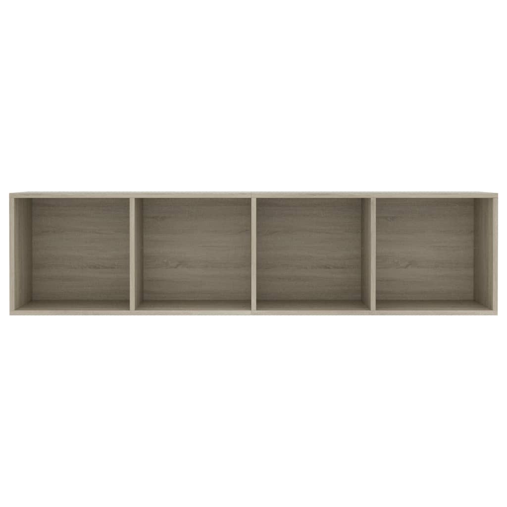 Boekenkast/tv-meubel 143x30x36 cm sonoma eikenkleurig is nu te koop bij PeponiXL, paradijselijk wonen!