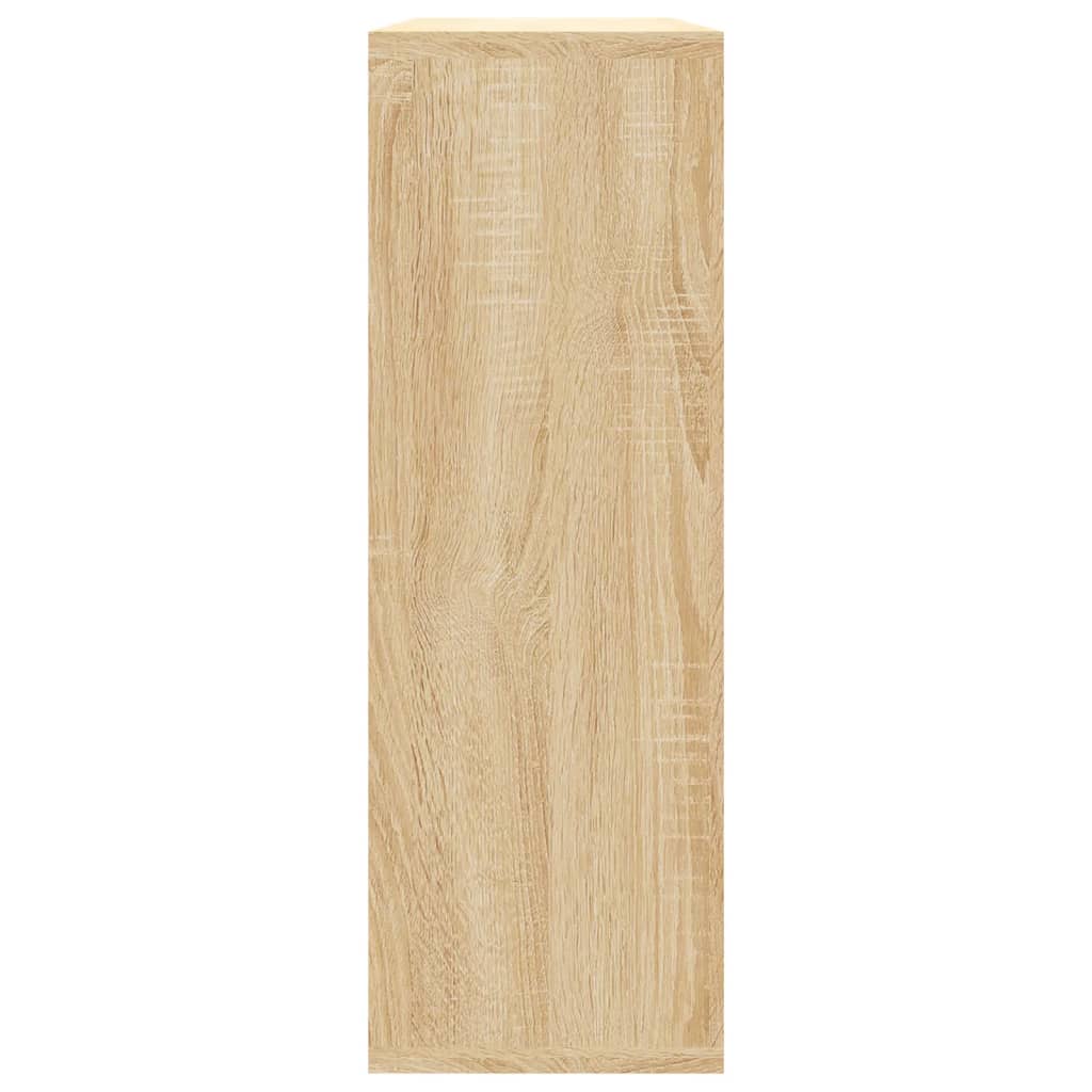 Wandschappen 104x20x58,5 cm bewerkt hout sonoma eikenkleurig is nu te koop bij PeponiXL, paradijselijk wonen!