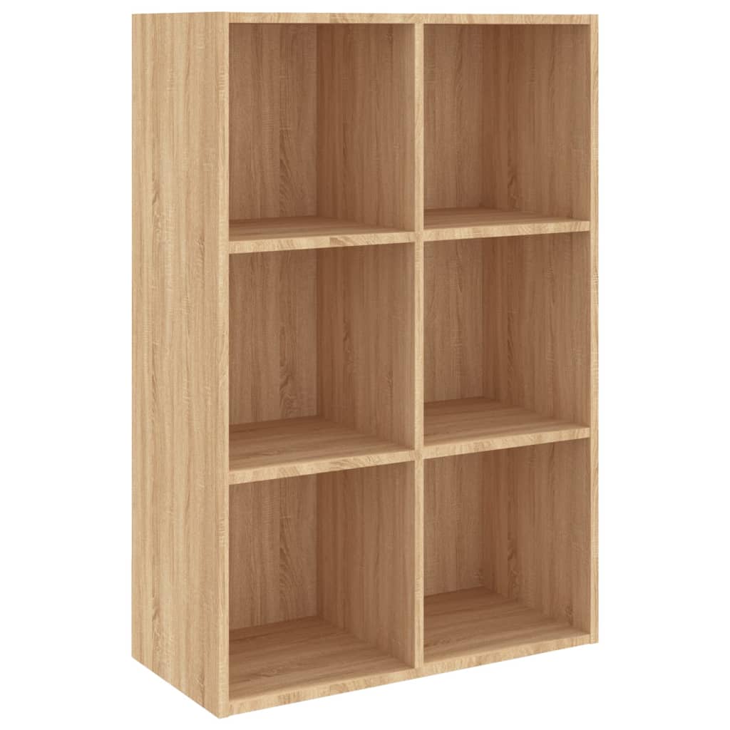 Boekenkast/dressoir 66x30x98 cm bewerkt hout sonoma eikenkleur is nu te koop bij PeponiXL, paradijselijk wonen!