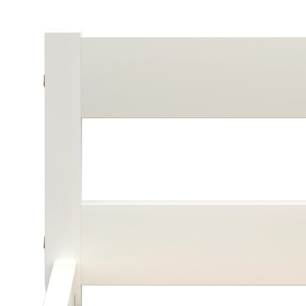 Bedframe massief grenenhout wit 90x200 cm is nu te koop bij PeponiXL, paradijselijk wonen!