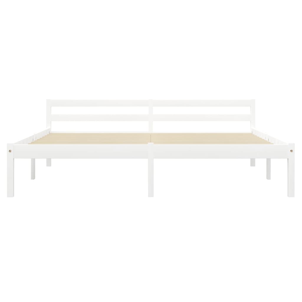 Bedframe massief grenenhout wit 180x200 cm is nu te koop bij PeponiXL, paradijselijk wonen!