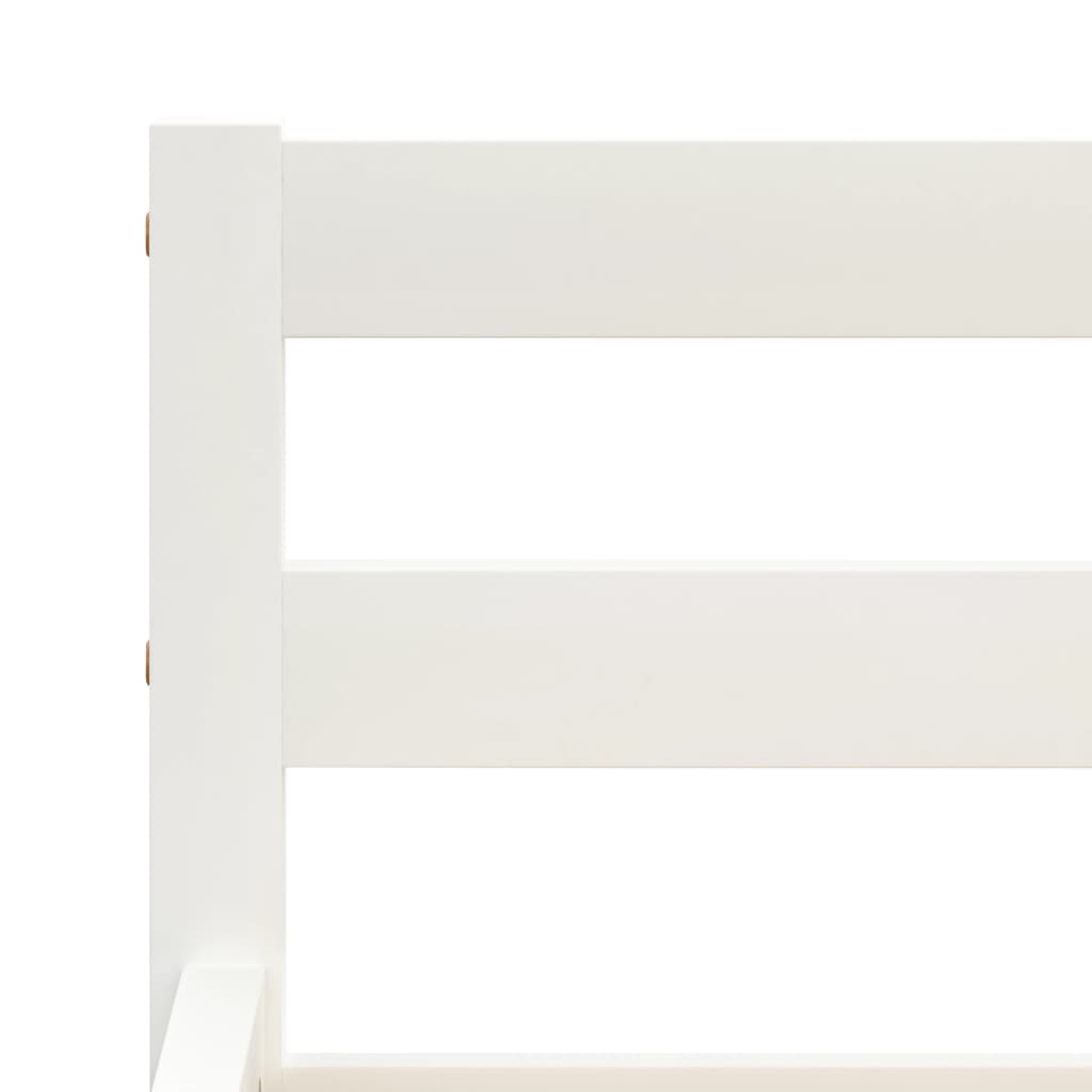 Bedframe massief grenenhout wit 180x200 cm is nu te koop bij PeponiXL, paradijselijk wonen!