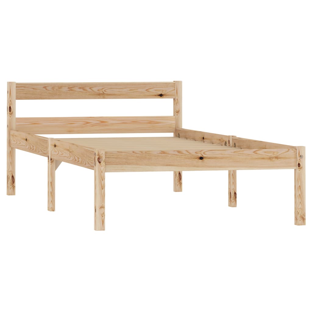 Bedframe massief grenenhout 100x200 cm is nu te koop bij PeponiXL, paradijselijk wonen!