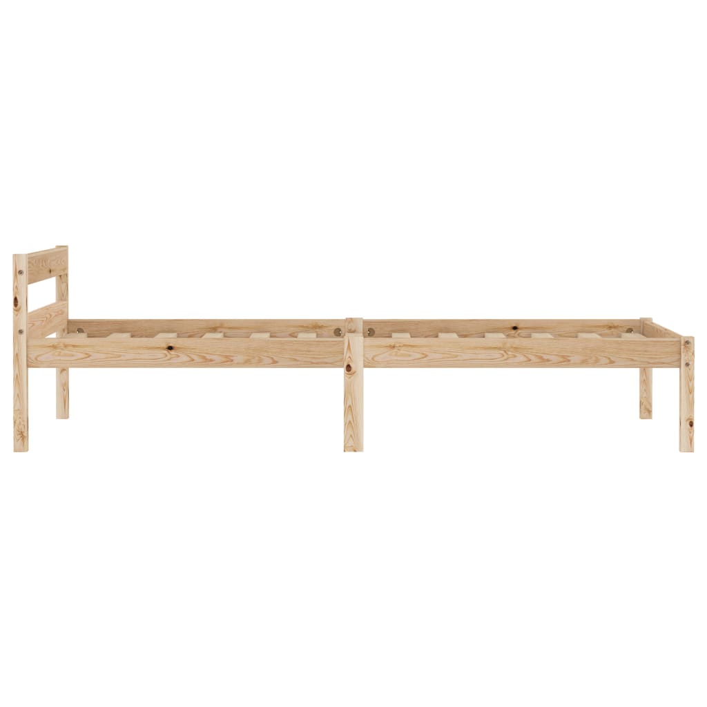 Bedframe massief grenenhout 100x200 cm is nu te koop bij PeponiXL, paradijselijk wonen!