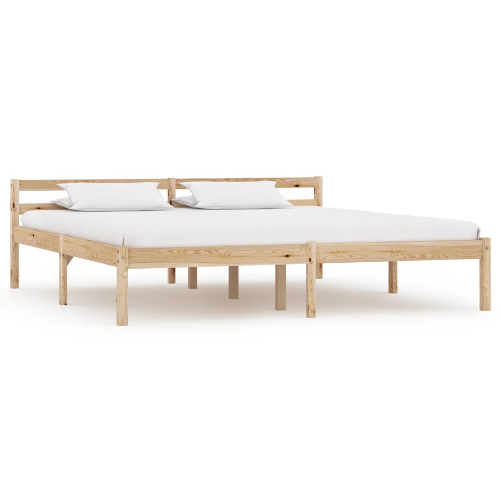 Bedframe massief grenenhout 160x200 cm is nu te koop bij PeponiXL, paradijselijk wonen!