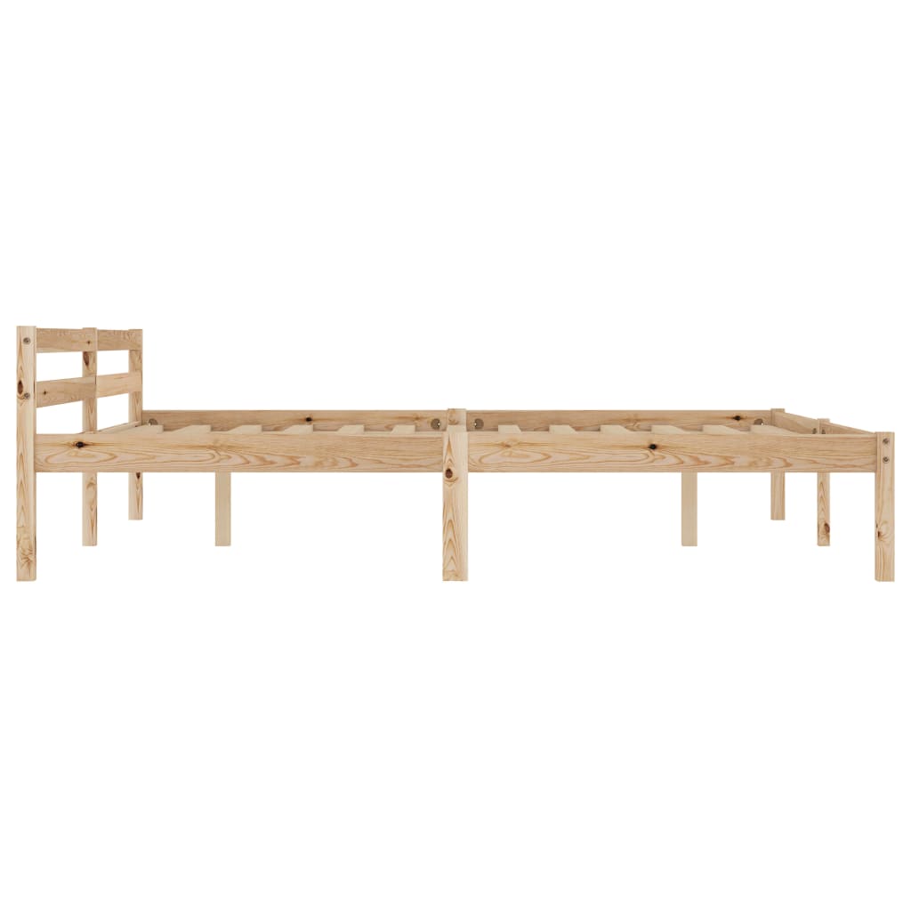 Bedframe massief grenenhout 160x200 cm is nu te koop bij PeponiXL, paradijselijk wonen!