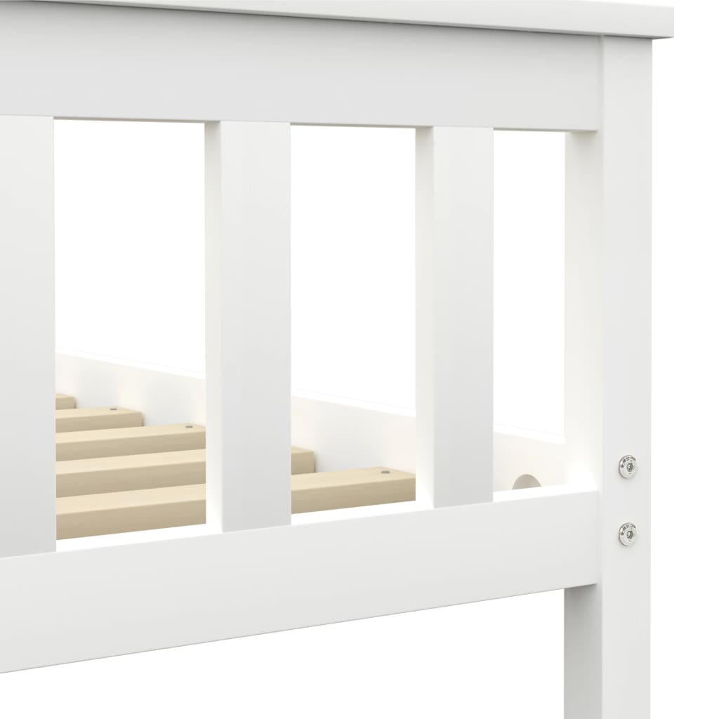 Bedframe massief grenenhout wit 180x200 cm is nu te koop bij PeponiXL, paradijselijk wonen!