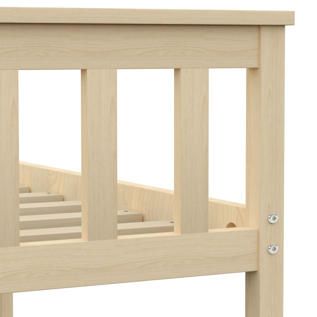 Bedframe massief grenenhout natuurlijk 100x200 cm is nu te koop bij PeponiXL, paradijselijk wonen!