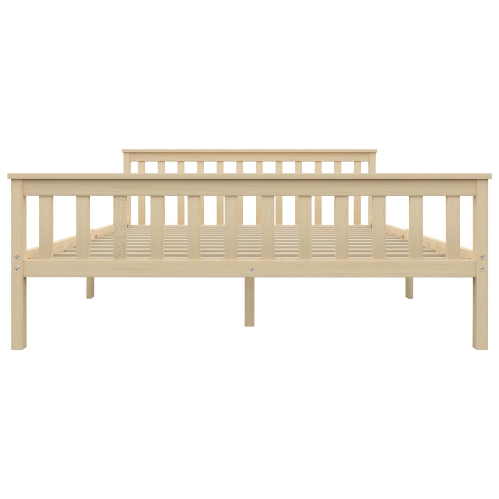 Bedframe massief grenenhout naturel 160x200 cm is nu te koop bij PeponiXL, paradijselijk wonen!
