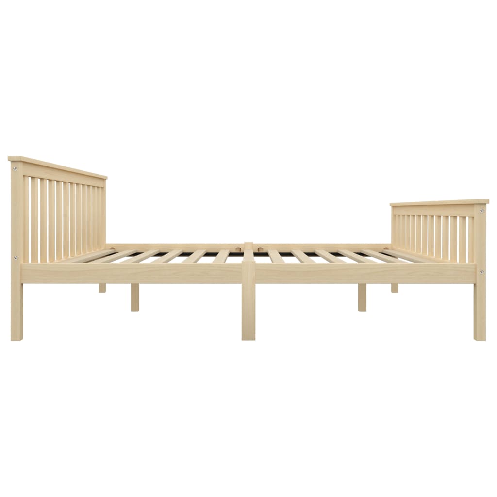 Bedframe massief grenenhout naturel 160x200 cm is nu te koop bij PeponiXL, paradijselijk wonen!