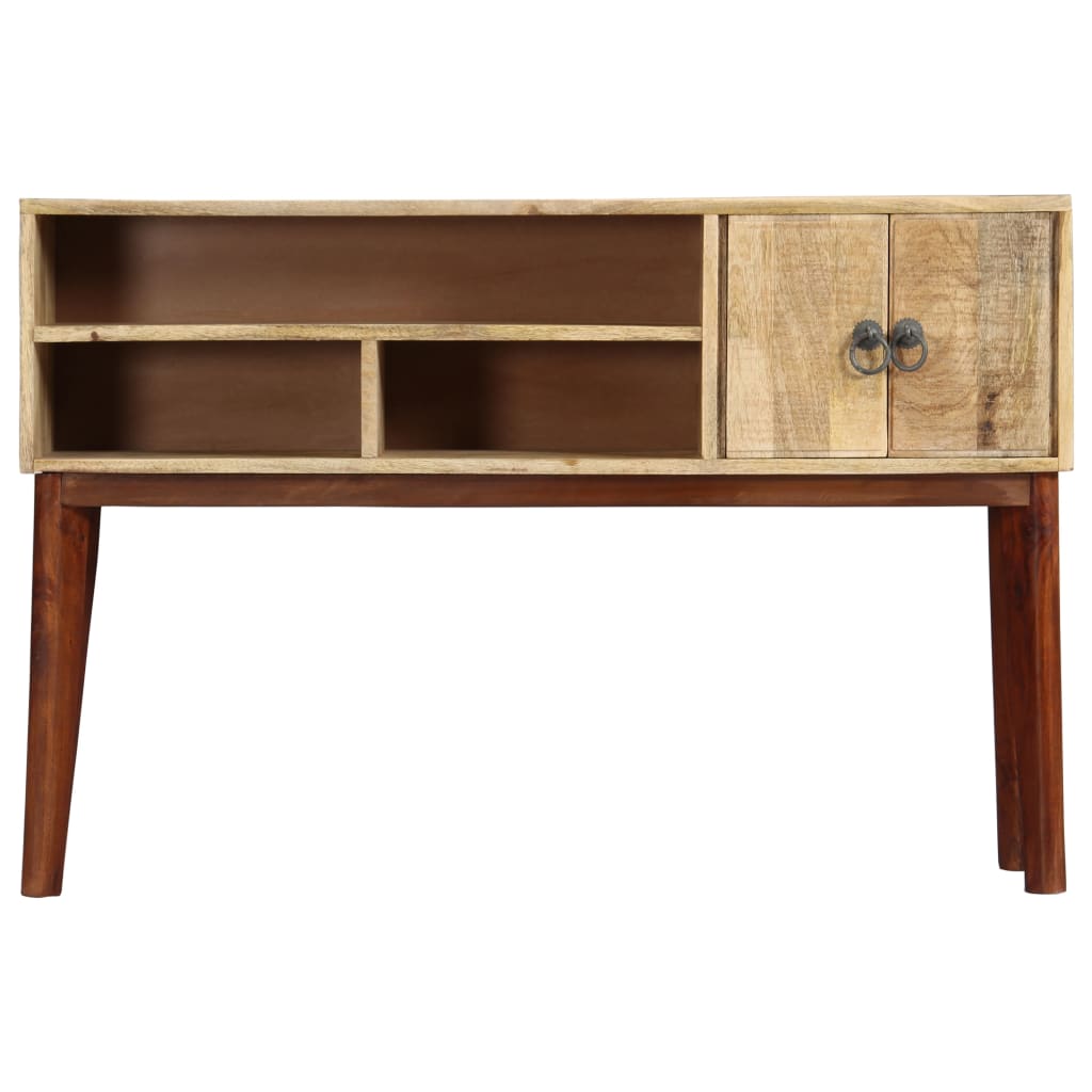 Wandtafel 115x30x76 cm massief ruw mangohout is nu te koop bij PeponiXL, paradijselijk wonen!