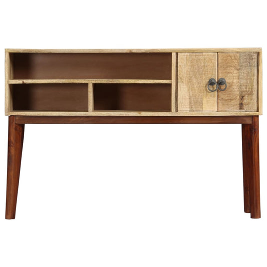 Wandtafel 115x30x76 cm massief ruw mangohout is nu te koop bij PeponiXL, paradijselijk wonen!