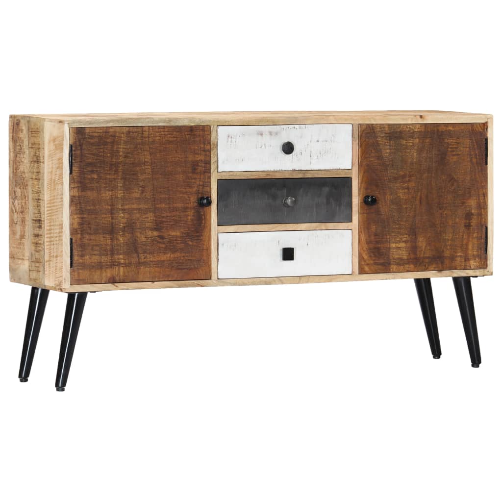 Dressoir 118x30x62 cm massief mangohout is nu te koop bij PeponiXL, paradijselijk wonen!