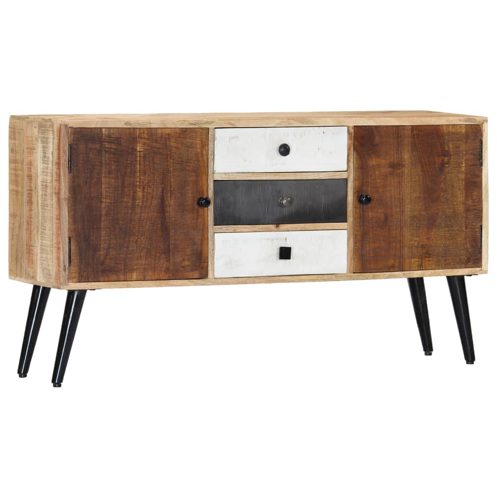 Dressoir 118x30x62 cm massief mangohout is nu te koop bij PeponiXL, paradijselijk wonen!