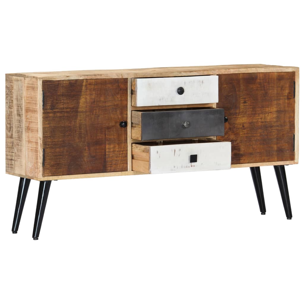 Dressoir 118x30x62 cm massief mangohout is nu te koop bij PeponiXL, paradijselijk wonen!