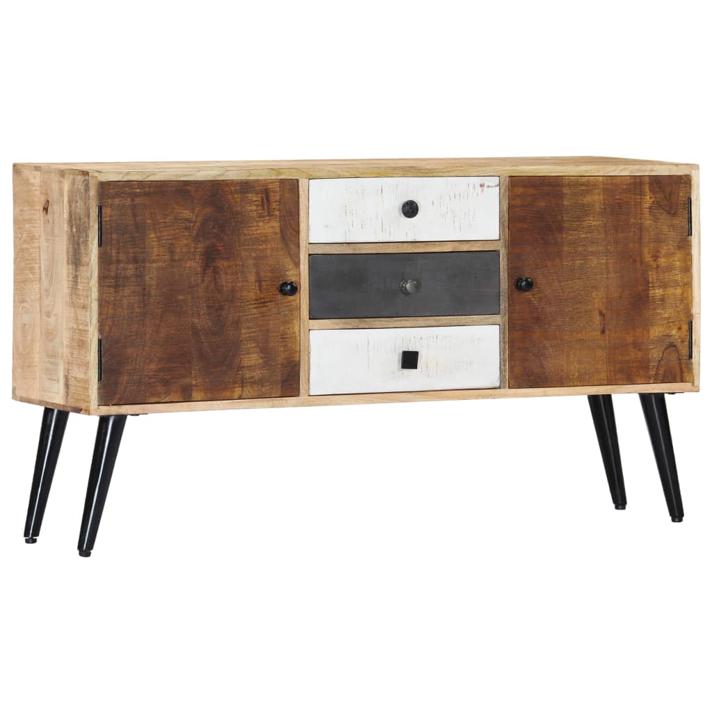 Dressoir 118x30x62 cm massief mangohout is nu te koop bij PeponiXL, paradijselijk wonen!