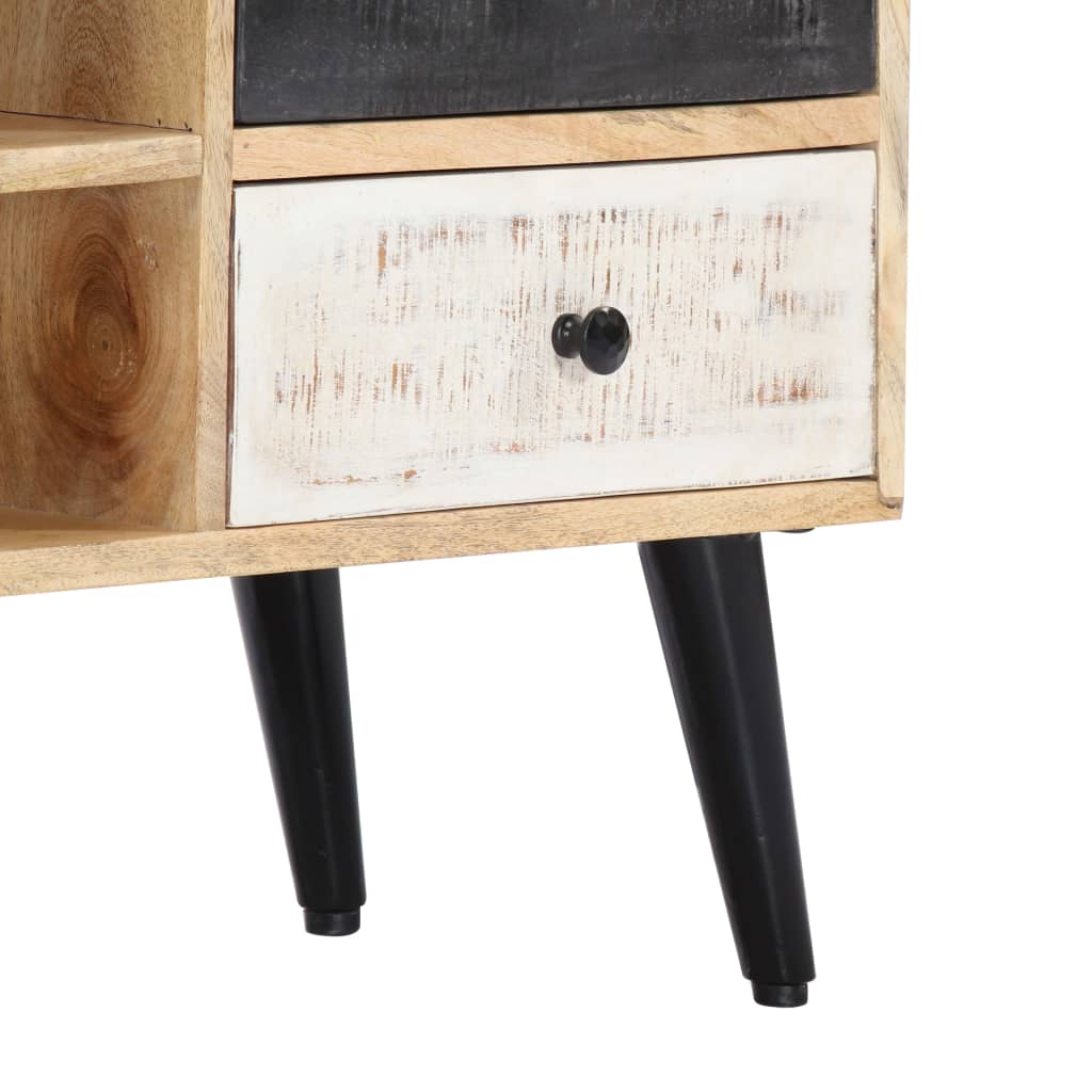 Tv-meubel 115x30x47 cm massief mangohout is nu te koop bij PeponiXL, paradijselijk wonen!
