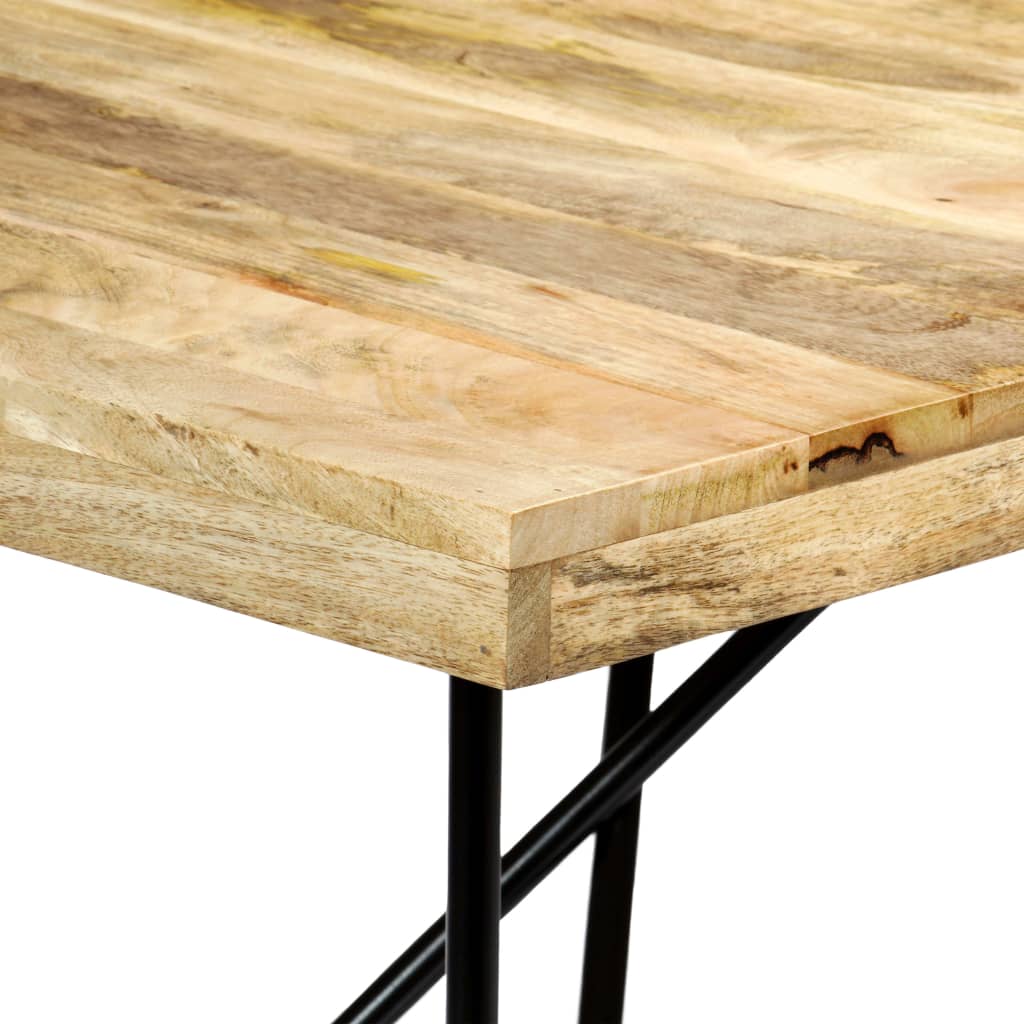 Eettafel 180x90x76 cm massief mangohout is nu te koop bij PeponiXL, paradijselijk wonen!