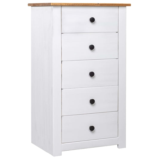 Dressoir Panama Range 46x40x89 cm grenenhout wit is nu te koop bij PeponiXL, paradijselijk wonen!