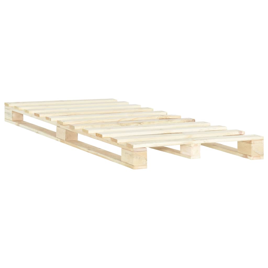 Bedframe pallet massief grenenhout 120x200 cm is nu te koop bij PeponiXL, paradijselijk wonen!