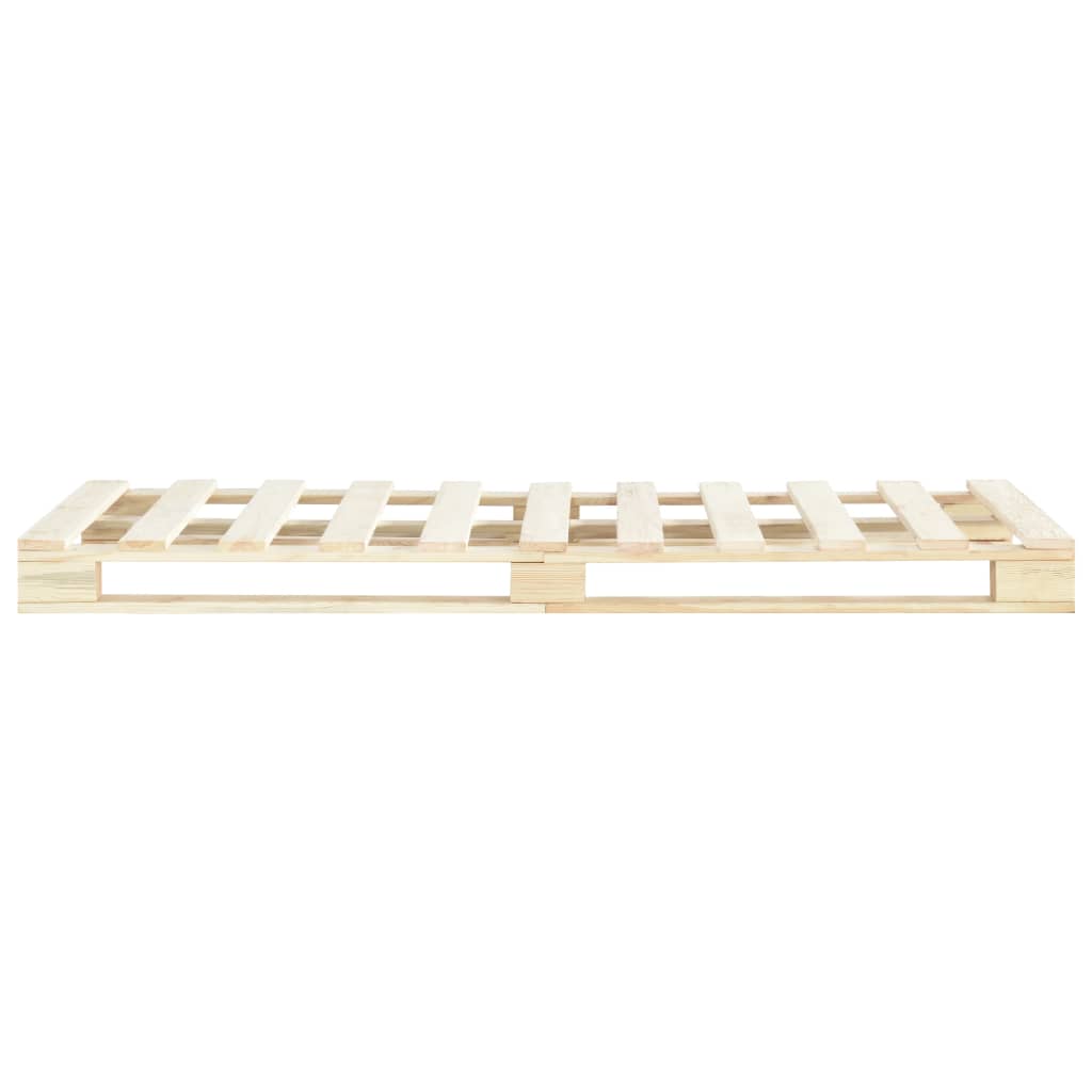 Bedframe pallet massief grenenhout 120x200 cm is nu te koop bij PeponiXL, paradijselijk wonen!